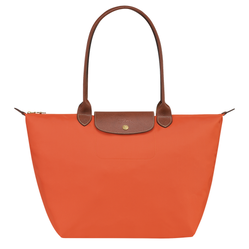 Le Pliage Original L Tote bag , Orange - Recycled canvas - View 1 of 7