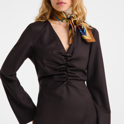 null Dress, Mocha