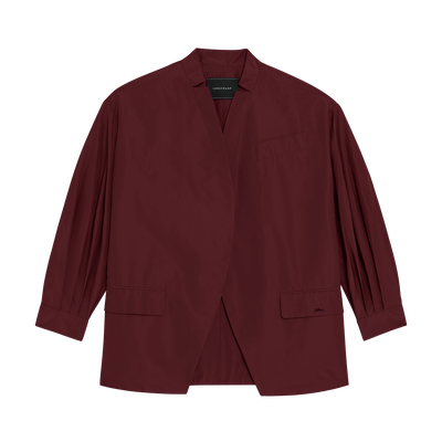 Veste kimono , Techno-taffetas - Bordeaux