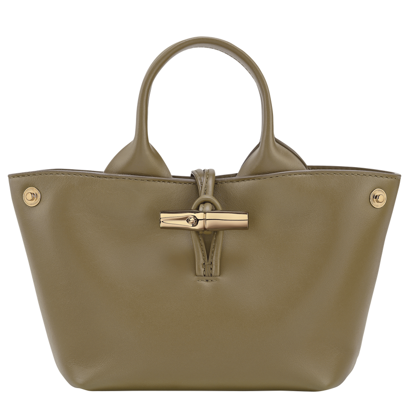 Le Roseau XS Handbag , Olive - Leather  - View 5 of 7