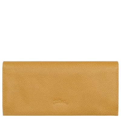Le Foulonné Long continental wallet , Nutmeg - Leather