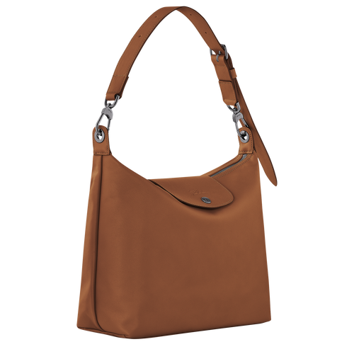 Sac porté épaule M Le Pliage Xtra , Cuir - Cognac - Vue 3 de 6