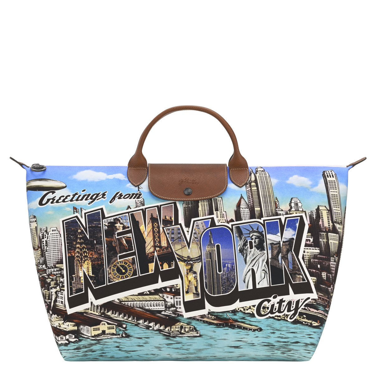Женская сумка Longchamp S Travel bag Longchamp X Jeremy Scott, цвет: Коричневый