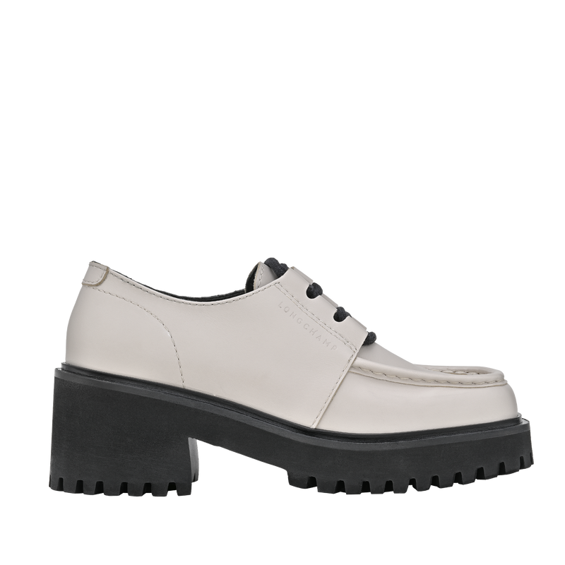 Derbies La Voyageuse , Cuir - Papier  - Vue 1 de 4