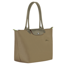 Le Pliage Green L Tote bag , Artichoke - Recycled canvas
