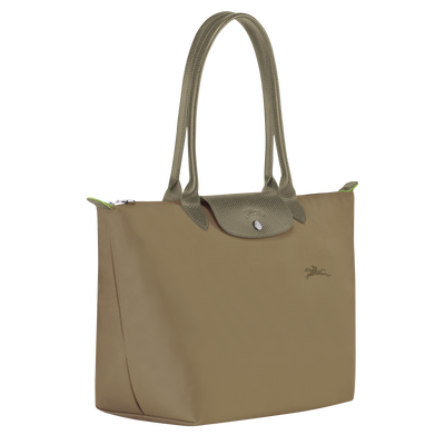 Borsa da spalla L Le Pliage Green , Tela riciclata - Carciofo