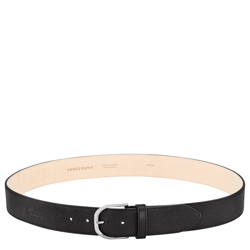 Le Pliage Original Men's belt , Black - Leather  - View 1 of  2