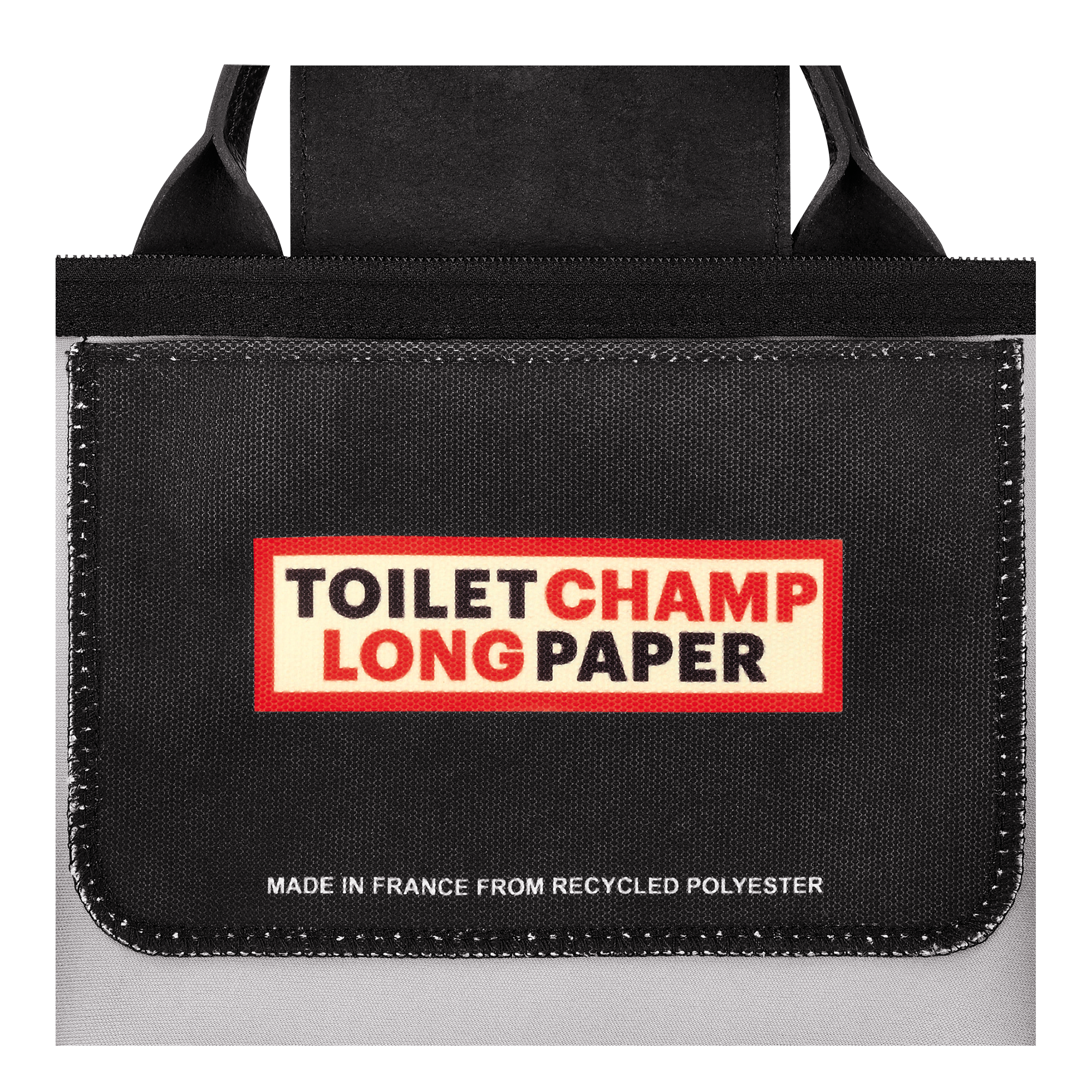 Longchamp x ToiletPaper XS トップハンドルバッグ ブラック