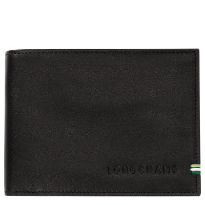 Longchamp sur Seine Cartera , Cuero - Negro