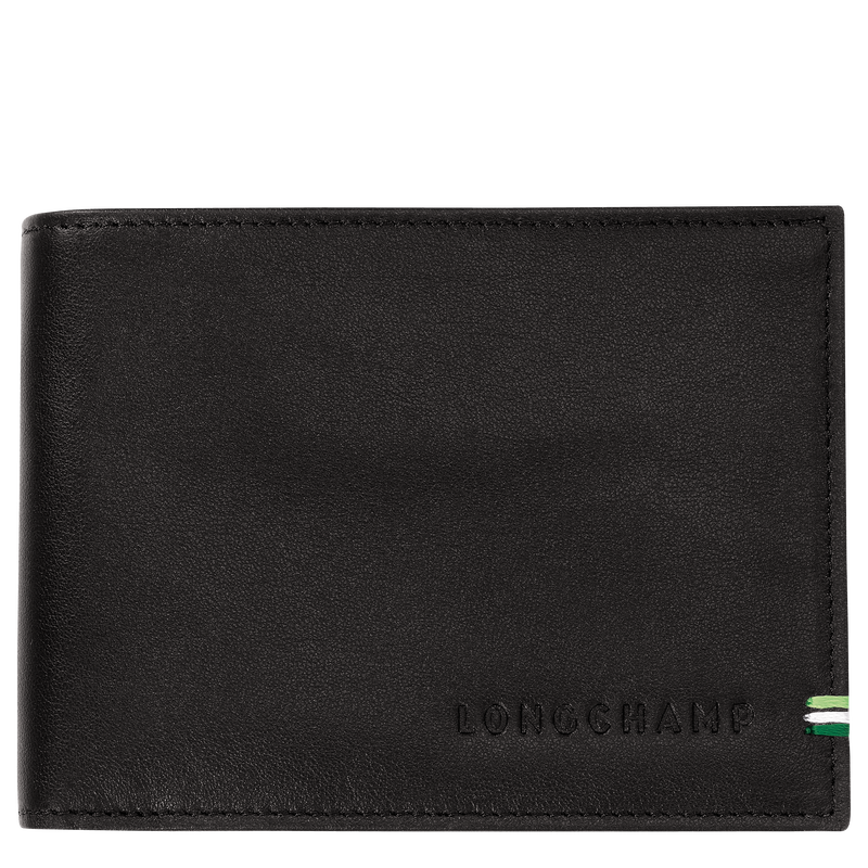 Longchamp sur Seine Wallet , Black - Leather  - View 1 of  3