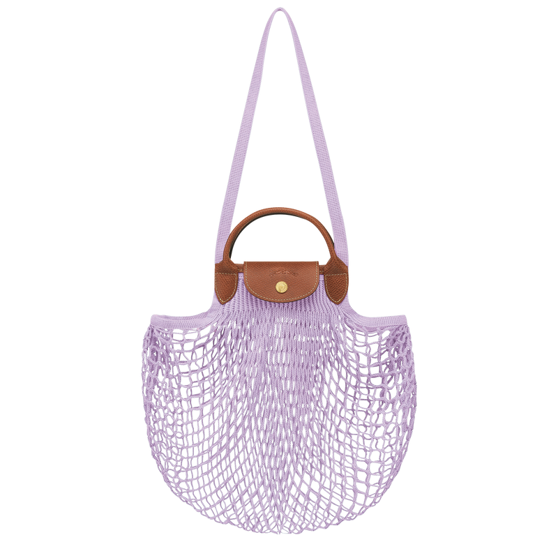 Le Pliage Filet L Mesh bag , Lilac - Canvas  - View 1 of 3