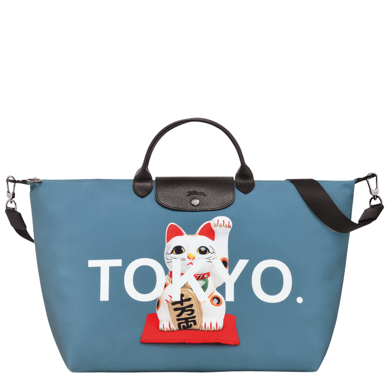 L トラベルバッグ , スレート - ファブリック  - ビュー 1: 1