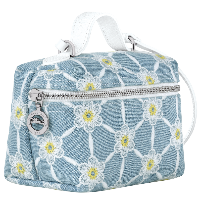 Le Pliage Collection XS Crossbody bag , Sky Blue - Canvas  - View 3 of  4