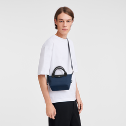 Le Pliage Energy XS Handbag , Navy - Recycled canvas