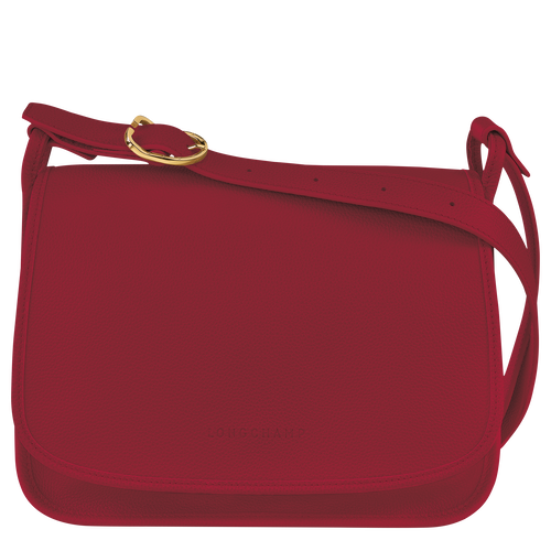 Le Foulonné Crossbody bag L, Red