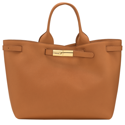 Sac cabas L Le Smart , Cuir - Caramel