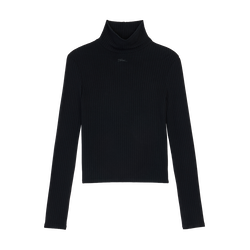 Top , Black - Jersey