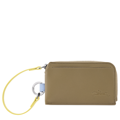 Le Pliage Collection Card holder , Lichen - Leather