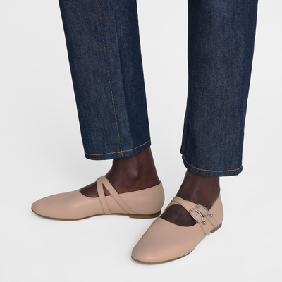 Le Foulonné Ballerinas, Linen