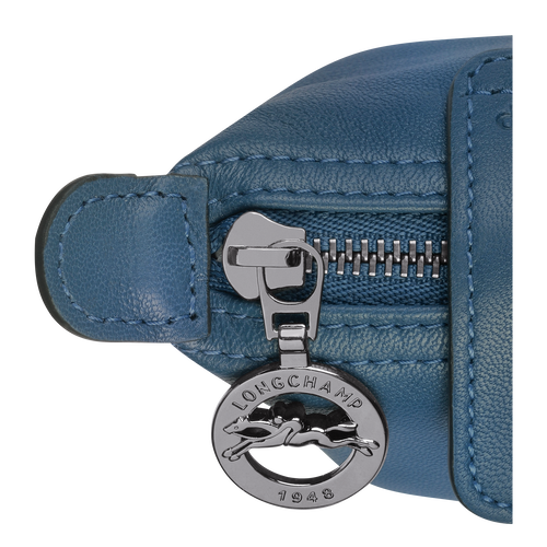 Le Pliage Cuir Coin purse, Pilot blue