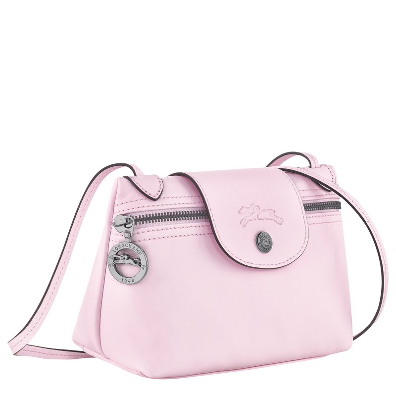 Le Pliage Xtra XS Crossbody bag , Petal Pink - Leather  - View 3 of 5