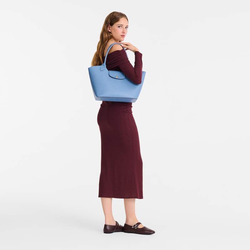 Épure Shoulder bag , Slate - Leather  - View 1 of  1