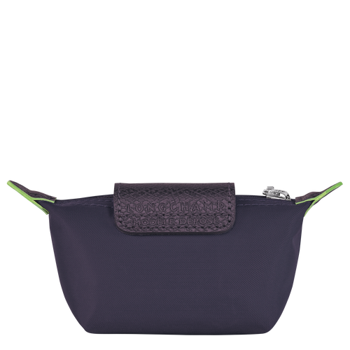 Le Pliage Green Coin purse , Bilberry - Recycled canvas - View 2 of 3