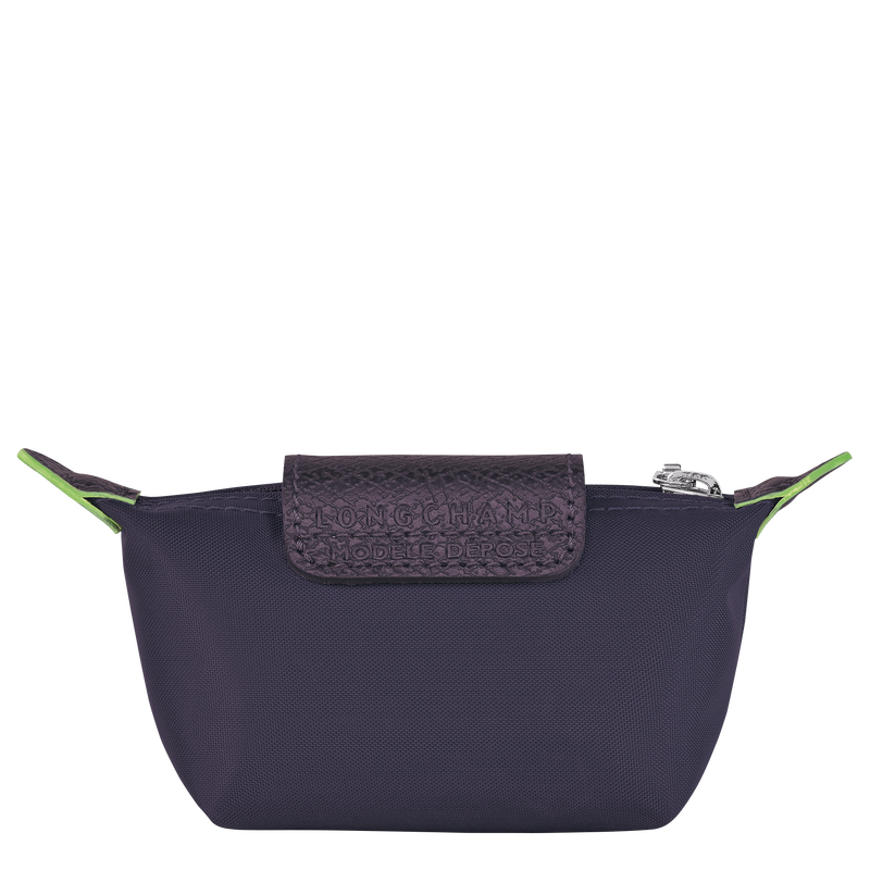 Le Pliage Green Coin purse , Bilberry - Recycled canvas  - View 2 of  3