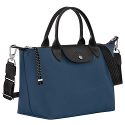 Le Pliage Energy S Handbag , Ink blue - Recycled canvas