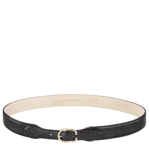 Ceinture femme Longchamp 1980 , Cuir - Noir - Vue 1 de 2