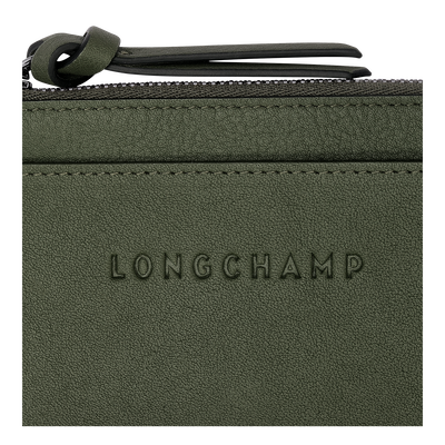 Longchamp 3D Tarjetero,  Kaki