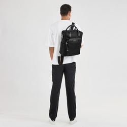 Le Pliage Energy 後背包 M , 黑色 - 再生帆布