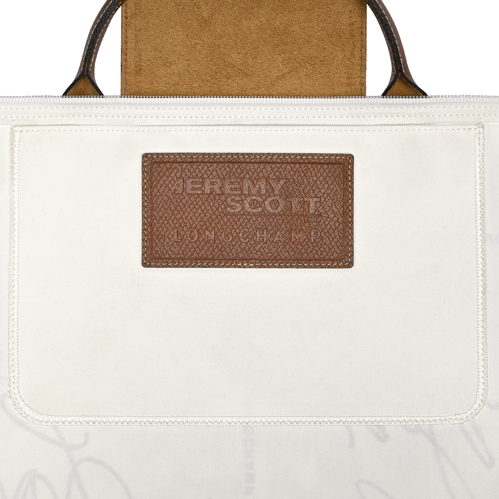 S Travel bag Longchamp X Jeremy Scott Brown - Canvas | Longchamp US