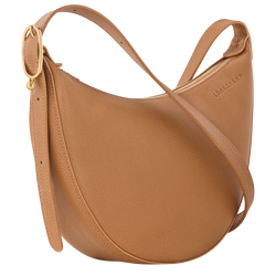 Le Foulonn&eacute; S Crossbody bag , Pecan - Leather