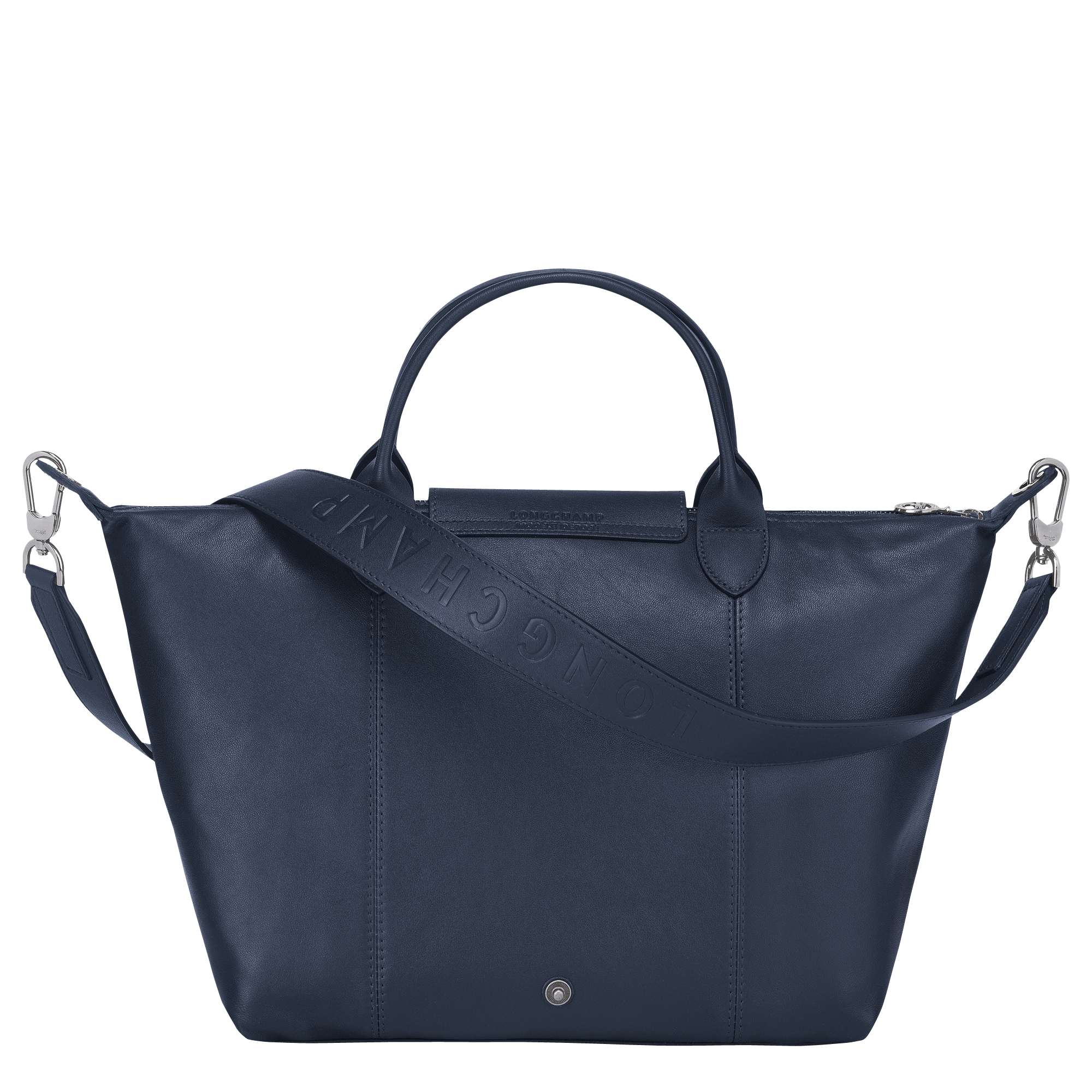 longchamp le pliage leather crossbody bag