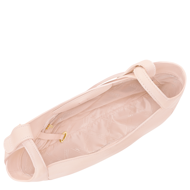 Le Foulonn&eacute; L Hobo bag , Cream - Leather  - View 4 of 5