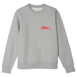 Longchamp x Robert Indiana Sweatshirt , Grijs - Jersey
