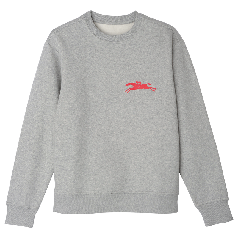 Longchamp x Robert Indiana Sweatshirt Grey Jersey Longchamp AU