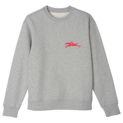 Longchamp x Robert Indiana Sweatshirt , Grijs - Jersey