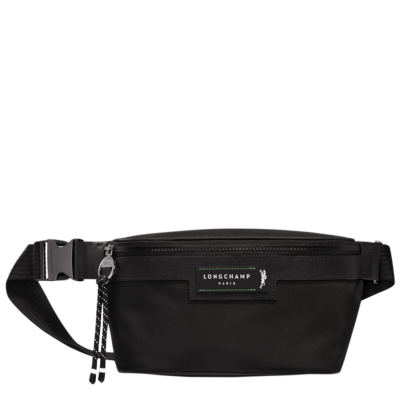 Le Pliage Energy M Belt bag , Black - Recycled canvas  - View 1 of  3