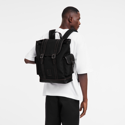 Boxford Backpack , Black - Recycled canvas