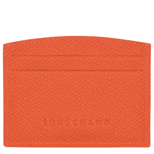 Le Roseau Card holder , Orange - Leather - View 2 of 2