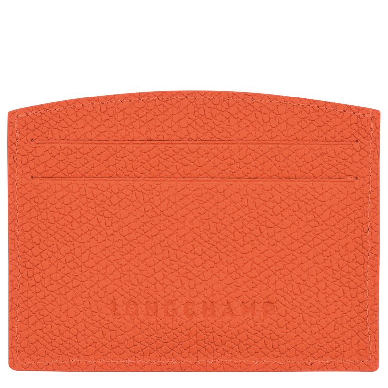 Le Roseau Card holder , Orange - Leather  - View 2 of 2