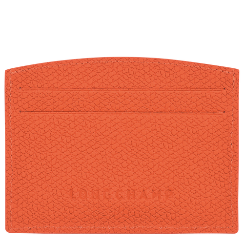Roseau Card holder , Orange - Leather - View 2 of  2