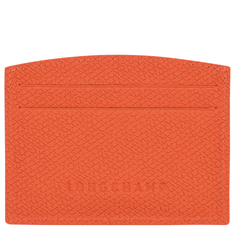 Roseau Card holder , Orange - Leather  - View 2 of  2