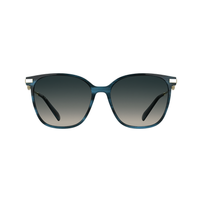 Sunglasses , Blue striped - Acetate