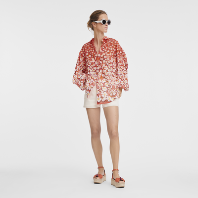 Shirt , Strawberry - Voile