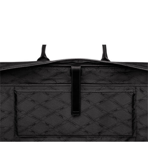 Le Foulonné Briefcase L, Black