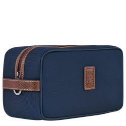 Boxford Toiletry case , Blue - Recycled canvas