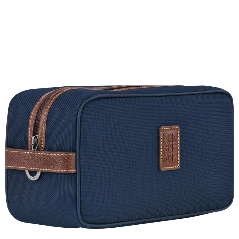 Boxford Toiletry case , Blue - Recycled canvas  - View 2 of  4